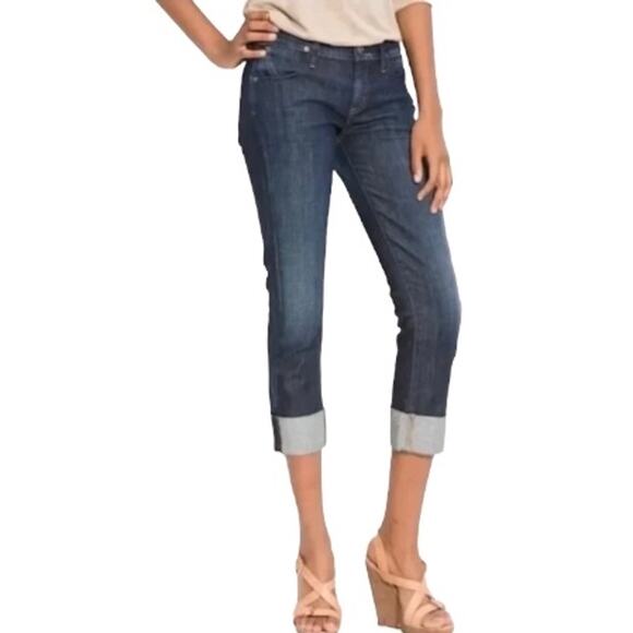 Citizens of Humanity Dani Straight Faded Medium-wash Cropped Jean-size 29 - Picture 1 of 14